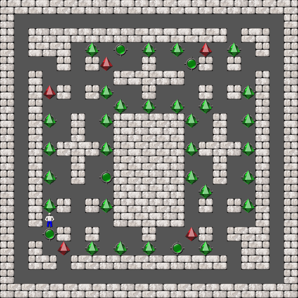 Sokoban Bugs550 collection level 134